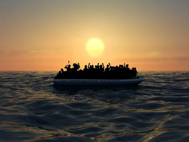 Abstrakte Illustration auf der Leistungsseite.